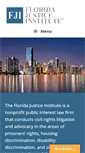 Mobile Screenshot of floridajusticeinstitute.org